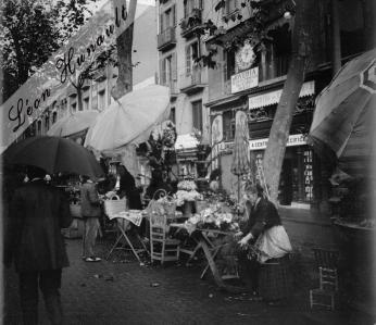 5 Marchande de fleurs à Barcelone en 1909