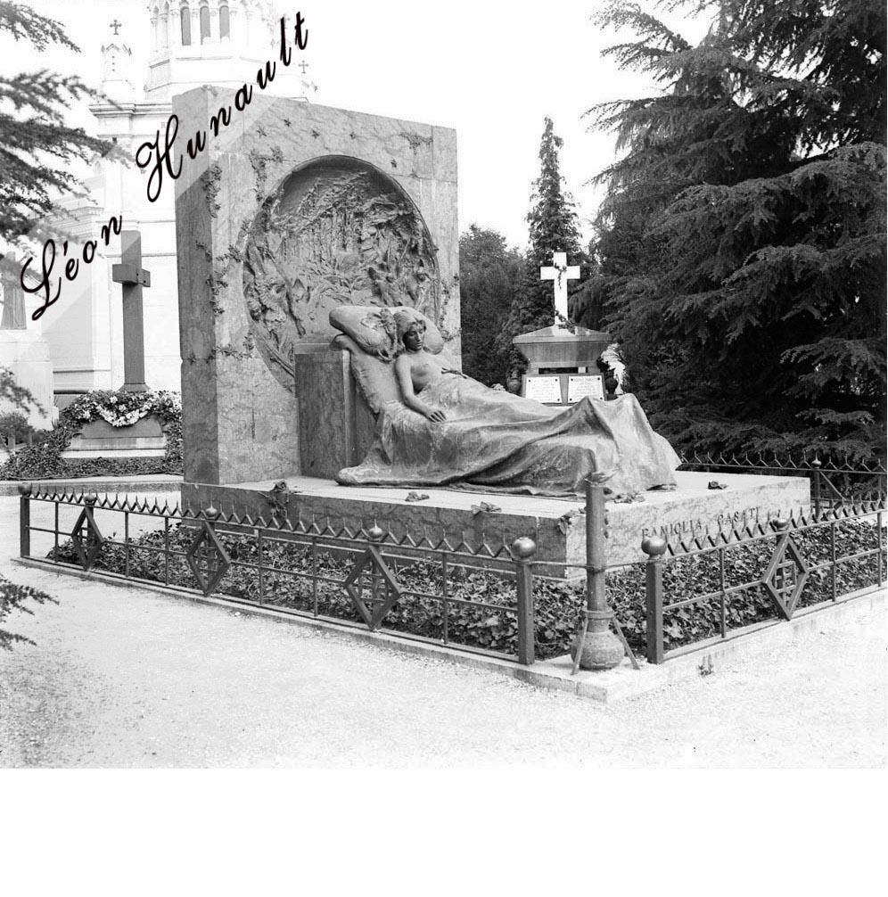 12 cimetière de monumental - tombe de Isabelle Airoldi Casati, sculpteur Enrico Butti, 1890