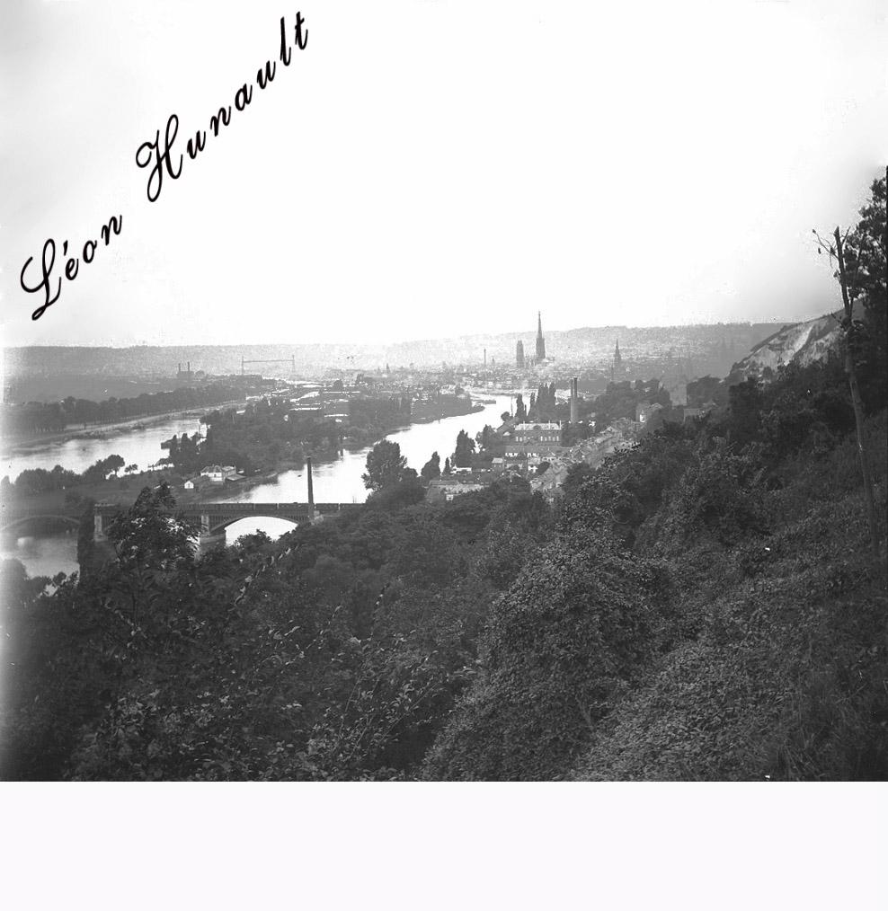 5 Rouen - panorama de la ville vue de Bonsecours